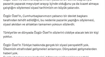 AK Parti'li Çelik: Özgür Özel, siyasi tarihimizin en çirkin iftiralarını üretiyor