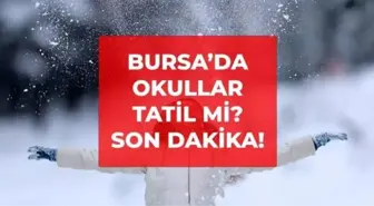 Bursa'da yarın okullar tatil mi? 9 Ocak Cuma Bursa'da okullar tatil mi? Bursa Valiliği'nden açıklama!