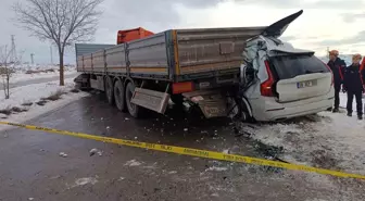 Buzlanma kazaya neden oldu, Sivaslı iş adamı kazada öldü