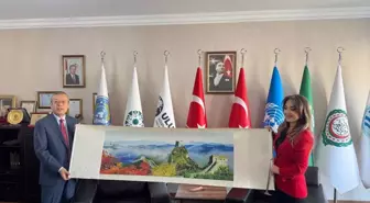 Çin'in Ticaret Ataşesi Li Bin'den ULUSKON'a ziyaret