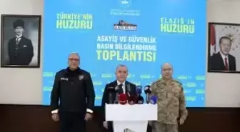 Elazığ'da 'Asayiş ve Güvenlik Basın Bilgilendirme Toplantısı' yapıldı