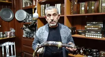Gaziantep'te antika silahlar sedef kakma sanatıyla süsleniyor