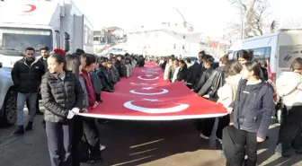 Hakkari'de Sarıkamış şehitleri için anma yürüyüşü yapıldı