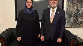 Manisa Celal Bayar Üniversitesi Rektörü Kibar'dan, AK Parti'li Yenişehirlioğlu'na ziyaret