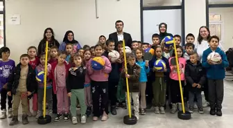 Okullara spor malzemesi desteği