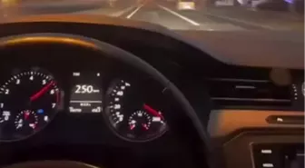 Otomobili ile hız yapan sürücü gözaltında