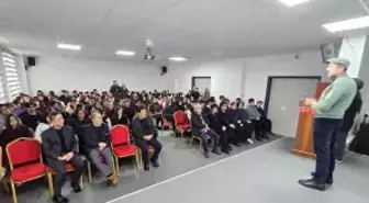 Prof. Dr. Güğercin, yıllar sonra okuluna gelerek tecrübelerini anlattı