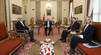 TBMM Başkanı Kurtulmuş, Meclis Başkanvekili Tekin Bingöl'ü ve Ahmet Özer'i kabul etti