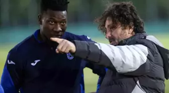 Trabzonspor'un yeni transferi Chibuike Nwaiwu ilk antrenmanına çıktı