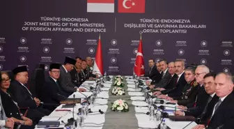 Ankara'da Türkiye-Endonezya Dışişleri ve Savunma Bakanları Toplantısı