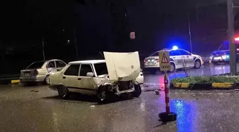 Bartın'da sağanak yağış kazayı beraberinde getirdi: 2 yaralı