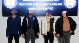 Bursa'da 13 düzensiz göçmen ve 4 organizatör yakalandı