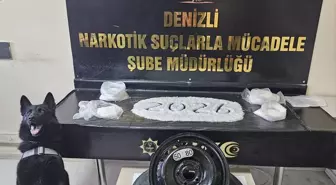 Denizli'de otomobilin yedek lastiğinde ele geçirilen uyuşturucuyla ilgili 2 şüpheli tutuklandı