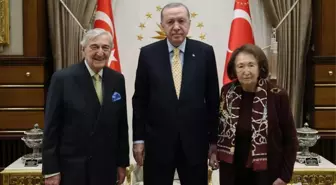 Erdoğan, Rahmi Koç ve Semahat Arsel'i kabul etti