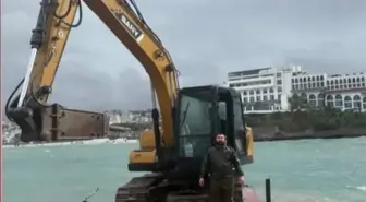 Fırtınada otel iskelesinden denize düşen işçinin ölümüne ilişkin 1 tutuklama