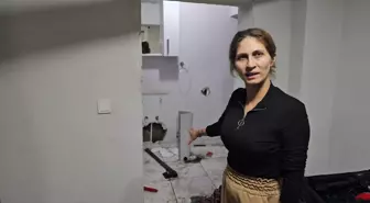 İletişim firmasının altyapı çalışmasında su borusu zarar gördü; evi su bastı