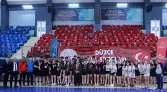 Okul sporları korfbol heyecanı sona erdi