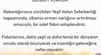 Samsun Emniyeti kentteki gazeteciler için fidan bağışladı