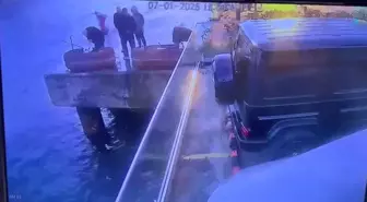 Sarıyer'de hayatını kaybeden motosiklet sürücüsünün denize düştüğü anlar kamerada