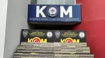 Adana'da kaçakçılık operasyonunda yakalanan 2 zanlı tutuklandı