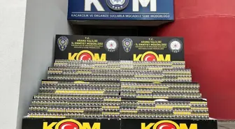 Adana'da kaçakçılık operasyonunda yakalanan 2 zanlı tutuklandı