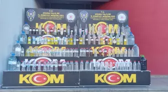 Adana'da sahte içki operasyonunda 6 şüpheli yakalandı