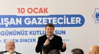 Aksaray Belediye Başkanı Evren Dinçer, gazetecilerle bir araya geldi