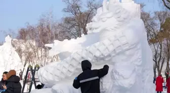 Albüm: Çin'in Harbin Kentinde Düzenlenen Kardan Heykel Yarışması Sona Erdi