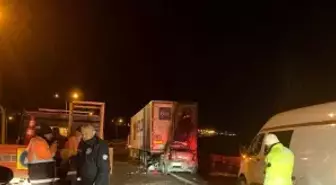 Ankara'da tıra çarpan aracın sürücüsü hayatını kaybetti