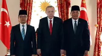Cumhurbaşkanı Erdoğan, Endonezya Dışişleri ve Savunma Bakanını kabul etti