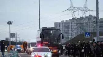 Galatasaray, Atatürk Olimpiyat Stadyumu'na ulaştı