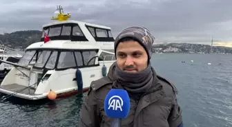 İstanbul'da olta balıkçıları lodosu fırsata çevirdi