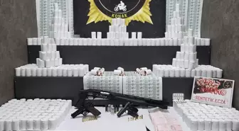 İzmir'de uyuşturucu operasyonunda 3 gözaltı