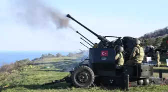 Karadeniz'de eğitim amaçlı hava savunma atışları yapıldı