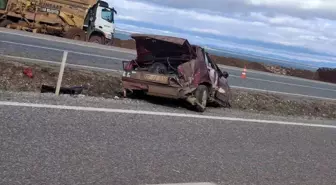 Konya'da otomobil devrildi: 2 yaralı