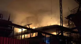 Muğla'da tersane yangını: Söndürme çalışmaları sürüyor