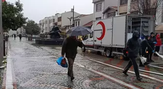 Trakya'da sağanak etkili oldu