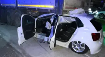 Turgutlu'da trafik kazası: 1 ölü, 2 yaralı