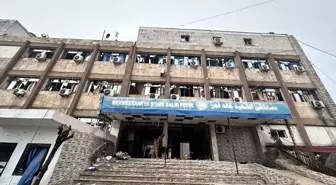 AA, YPG/SDG'nin Şeyh Maksud'da karargaha dönüştürdüğü hastaneyi görüntüledi