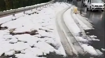 Alanya'da sağanak ve dolu hayatı olumsuz etkiledi