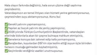 Bakan Yumaklı'dan Özgür Özel'e sert tepki: 'Halkımızı daha fazla mağdur etmeyin'
