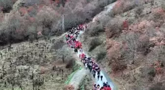 Bozüyük'te '18. Geleneksel Metristepe Zafer ve Şehitleri Anma Yürüyüşü' yapıldı