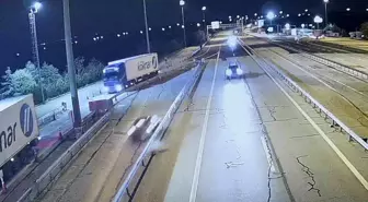 Edirne'de ters yöne giren alkollü sürücü kaza yaptı: 2 yaralı