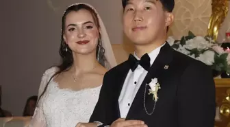 Güney Koreli damat ile Rizeli gelin dünyaevine girdi