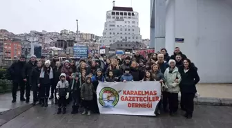 Karaelmas Gazeteciler Derneği'nden 10 Ocak'a özel Keltepe gezisi