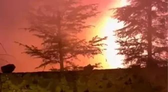 Karapınar'da boş evde çıkan yangın korkuttu