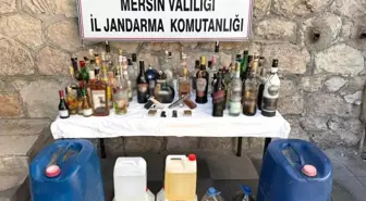 Mersin'de 400 litre sahte içki ele geçirildi