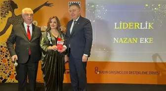 Nazan Eke'ye kadın girişimciliğinde liderlik ödülü: Alyalina ile ilham veren başarı
