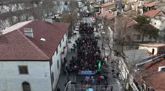 Nevşehir'de Gazze'ye destek yürüyüşü düzenlendi