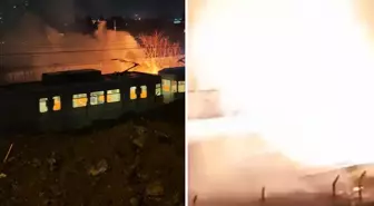 Yenibosna Metro İstasyonu'nda yangın paniği